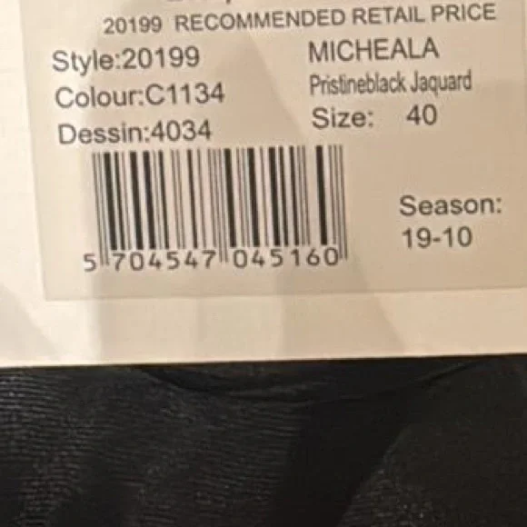 Baum und Pferdgarten Striped Black and White Women's ruffled crop top - Picture 6 of 6